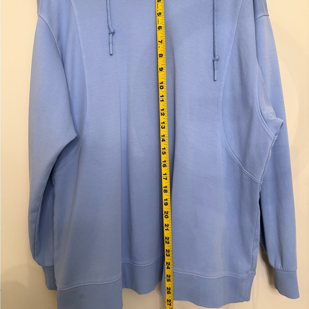 Athleta Blue Oversized Sweatshirt - Picture 5 of 8